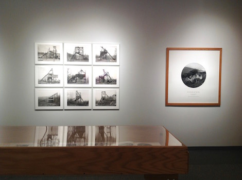 framed work on wall