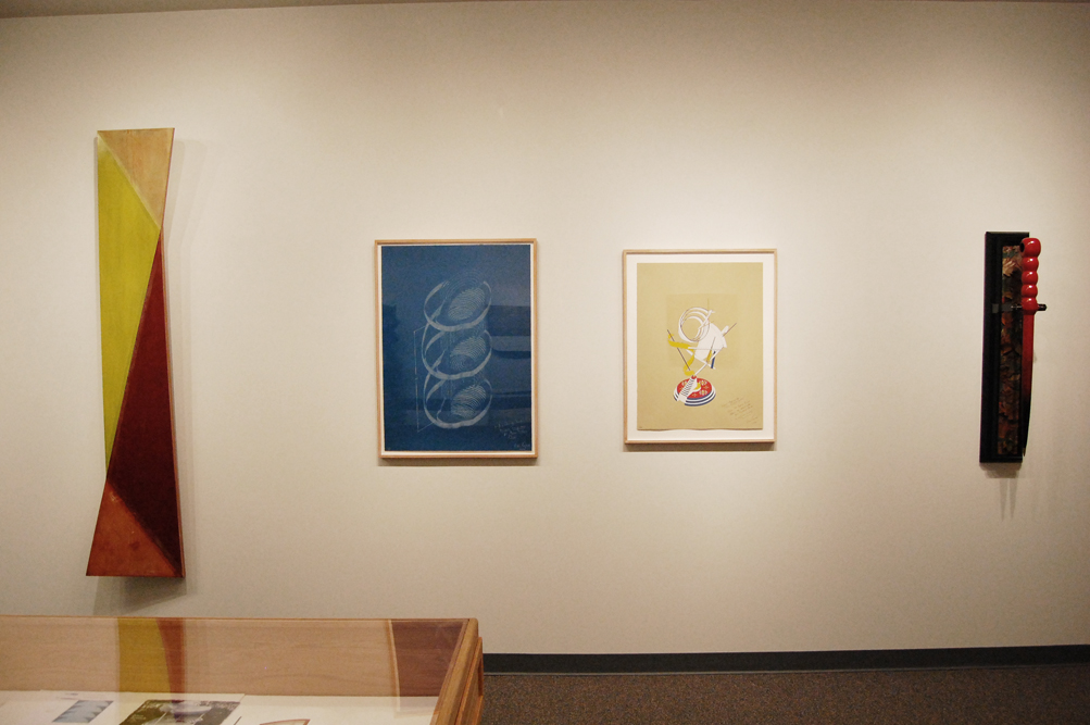 framed artwork on wall