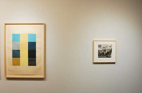 framed artwork on wall