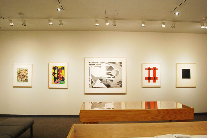framed artwork on wall