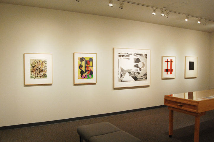 framed artwork on wall