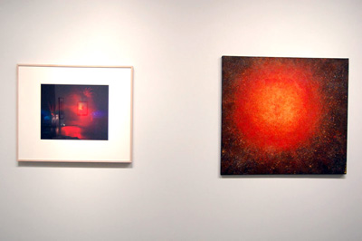 framed artwork on wall