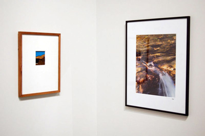 framed artwork on wall