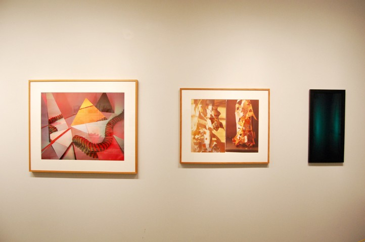 framed artwork on wall