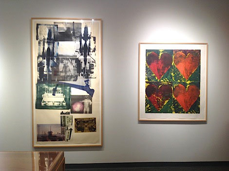 framed work on wall