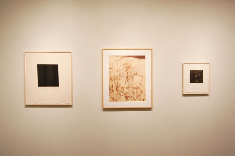 framed artwork on wall