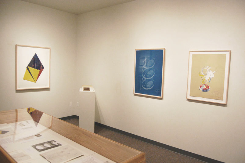 framed artwork on wall