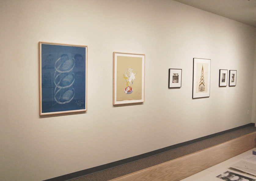 framed artwork on wall