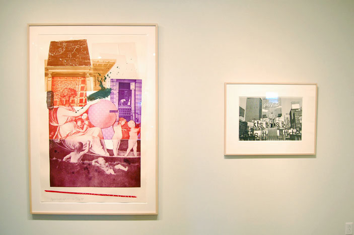 framed artwork on wall