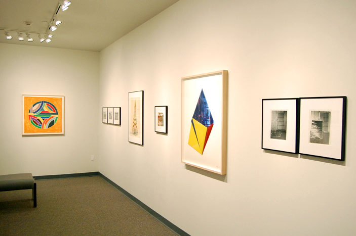 framed artwork on wall