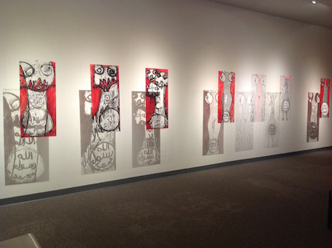 artwork on wall