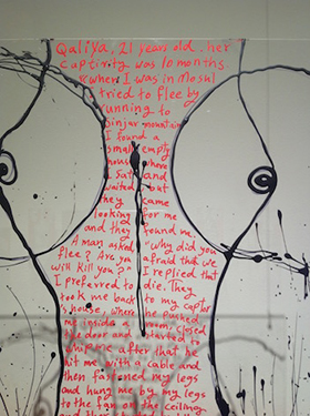 art work on wall