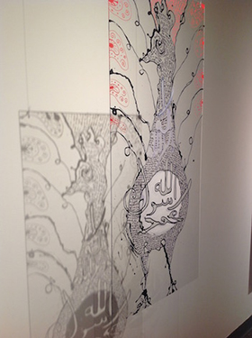 artwork on wall