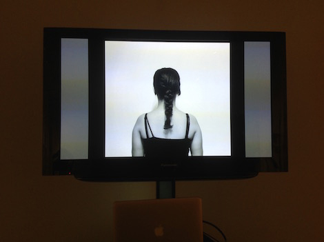 back of woman